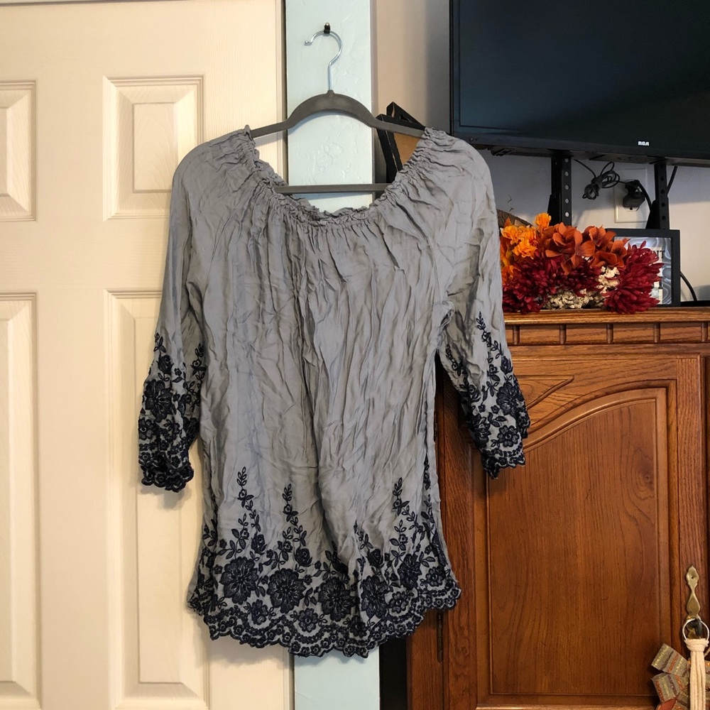 Off-the-Shoulder Tunic